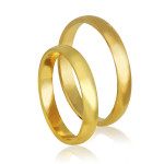 Wedding ring classic yellow gold 3.30mm